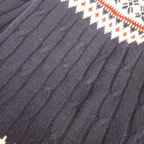 VTG‎ Christopher Rand Men's XL Acrylic Knit Ski Sweater Fairy Isle Birds Eye - Picture 16 of 16